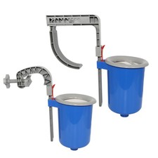 HAF Einhängeskimmer Komplett Set Aufstellbecken Stahlwandbecken Quick Up …