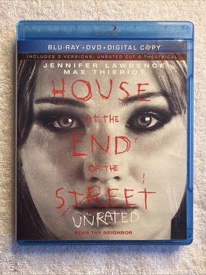 House At The End Of The Street Unrated Blu-ray DVD Jennifer Lawrence