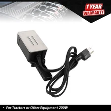 New 200W Magnetic Engine Block Heater Fits For Tractors or Other Equipment