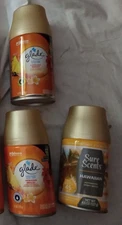 lot of 4 total Glade & Sure Scents Automatic Spray Air Fresh Refills, Hawaiian