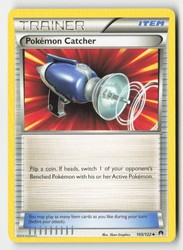 Pokemon Catcher 105/122 XY - BREAKpoint Uncommon Trainer