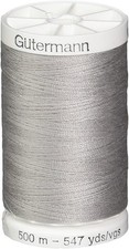 Gutermann Thread MIST GREY All Purpose 100 Polyester 547 Yard Spool 501-102