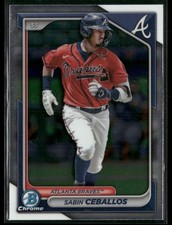 2024 Bowman #BCP-130 Sabin Ceballos Chrome Prospects