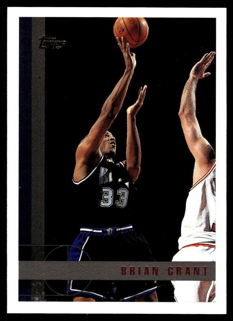 Brian Grant 1997-98 Topps #6 Kings NBA READ FREE SHIPPING AutographDen