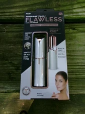 Finish Touch Facial Hair Remover 18K Gold Plated Flawless White/Gold Tone New