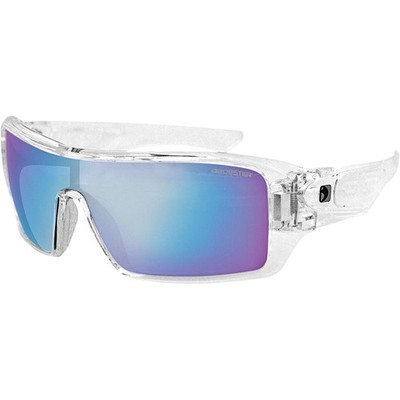 Bobster Paragon Sunglasses Clear with Blue Mirror Lens EPAR002