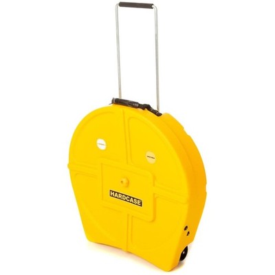 Hardcase Rolling Cymbal Case 22'' Yellow