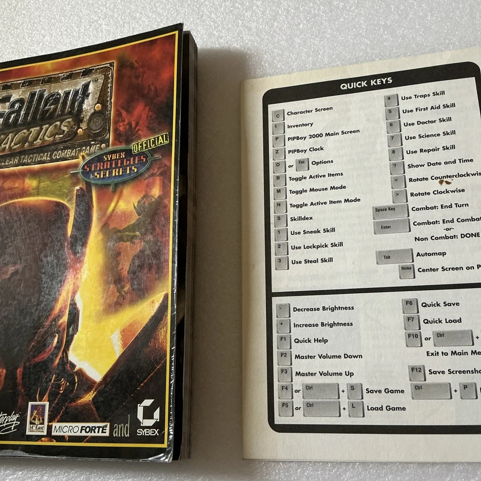 Fallout Tactics Strategies & Secrets Official Sybex Clue Book Hint Guide+Insert - Image 4 of 4
