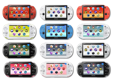 Sony Playstation PS Vita PCH-2000 Console │ Black / White / Blue