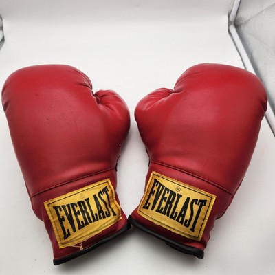 Everlast Laceless Boxing Gloves Size 14 Up To 150# Training Sports Red