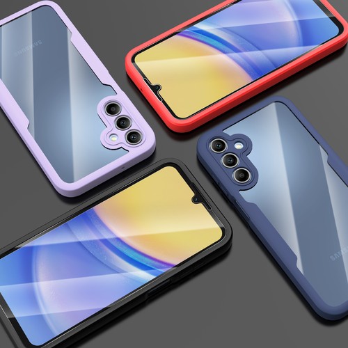 Samsung Galaxy A15 5G 6,5 pollici custodia protettiva colorata 360 tutto incluso - Foto 12 di 61