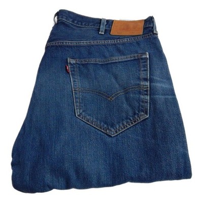 Levi Paket 501 Big E Straight Jeans Blau Taille 40 Bein 32 W40 L32 Button Fly (Q8740)