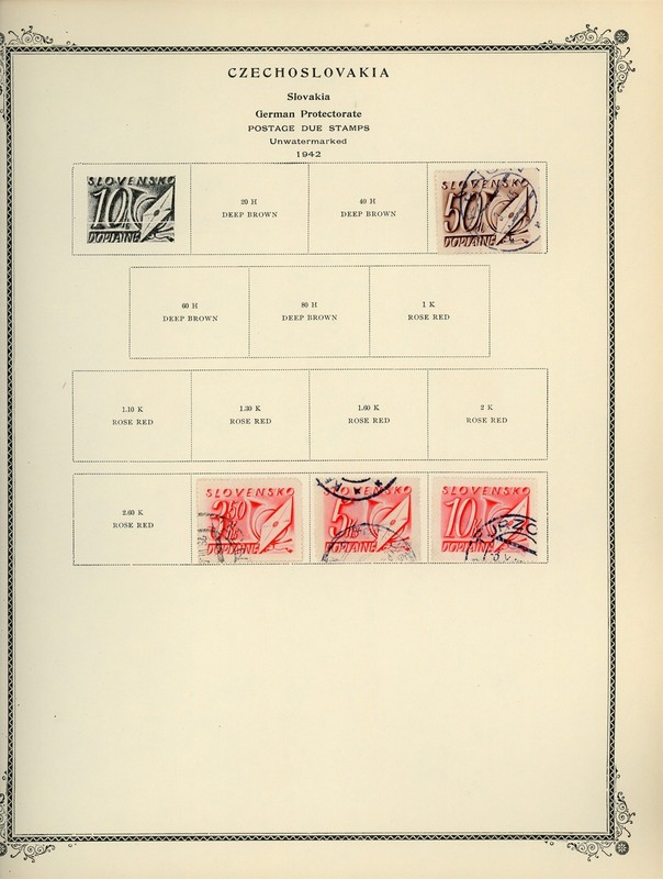 SLOVAKIA Scott Specialty Album Page Lot #126 - SEE SCAN - $$$