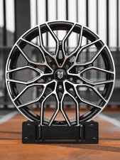 19" Fox FX9 Alloy Wheels Black Pol 5x112 Audi SEAT VW *CLEARANCE | 1 SET ONLY*