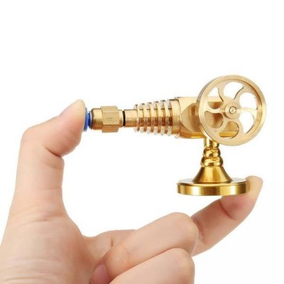 Microcosm M66 Mini Steam Engine Model Kit Brass Stainless Steel Gift
