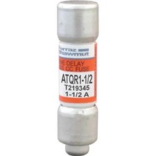 1PC MERSEN ATQR1-1/2 Fuse, Time-Delay, Class CC, 200kA I.R AC/100kA I.R DC,