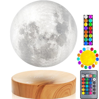 Vgazer Levitating Moon Lampfloating Moon Lampfloating And Spinning In Air