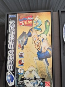 Earthworm Jim 2  Sega Saturn PAL, complete With Original Box And Manual