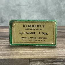 Vintage Kimberly Drawing Sticks Sketching Pencils Art General Pencil Co USA