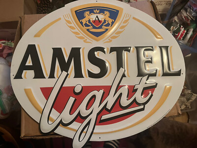Amstel Light Beer Sign - 18×21