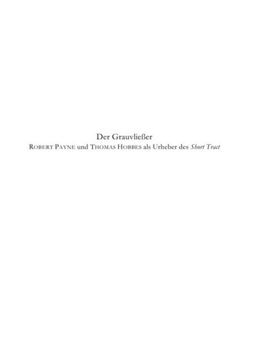 Thumbnail - Der Grauvließer | Robert Payne Und Thomas Hobbes Als Urheber Des Short