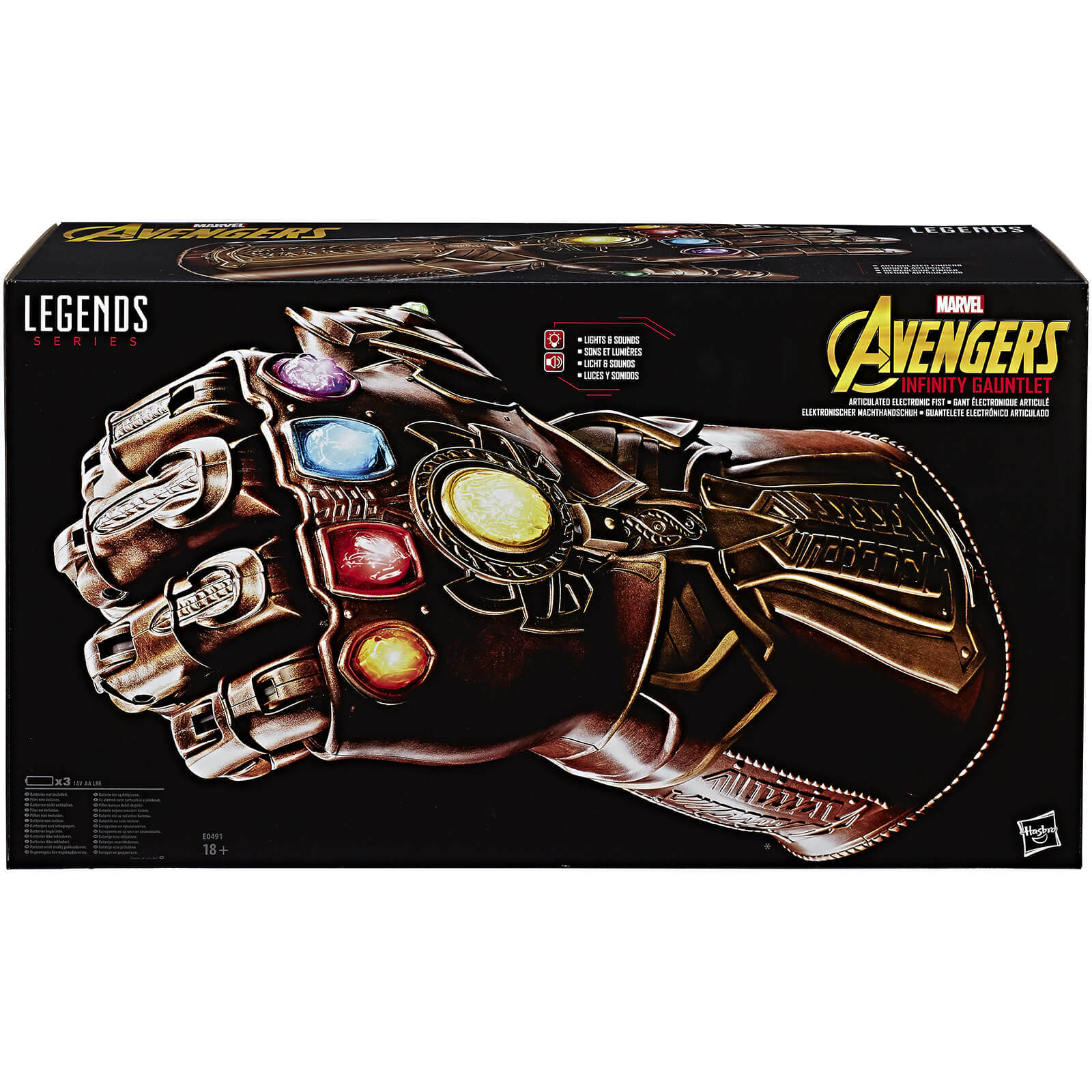 Marvel Legends Avengers Infinity War Thanos Replica Infinity Gauntlet Brand New Marvel Legends Avengers Infinity War Thanos Replica Infinity Gauntlet Brand New