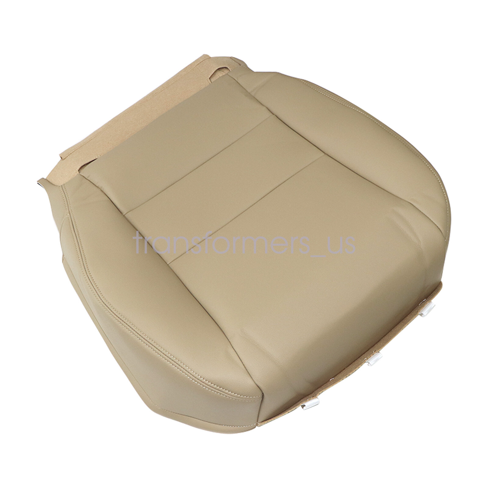 Both Side Bottom & Top Leather Seat Cover Tan For 2003-2007 Honda Accord