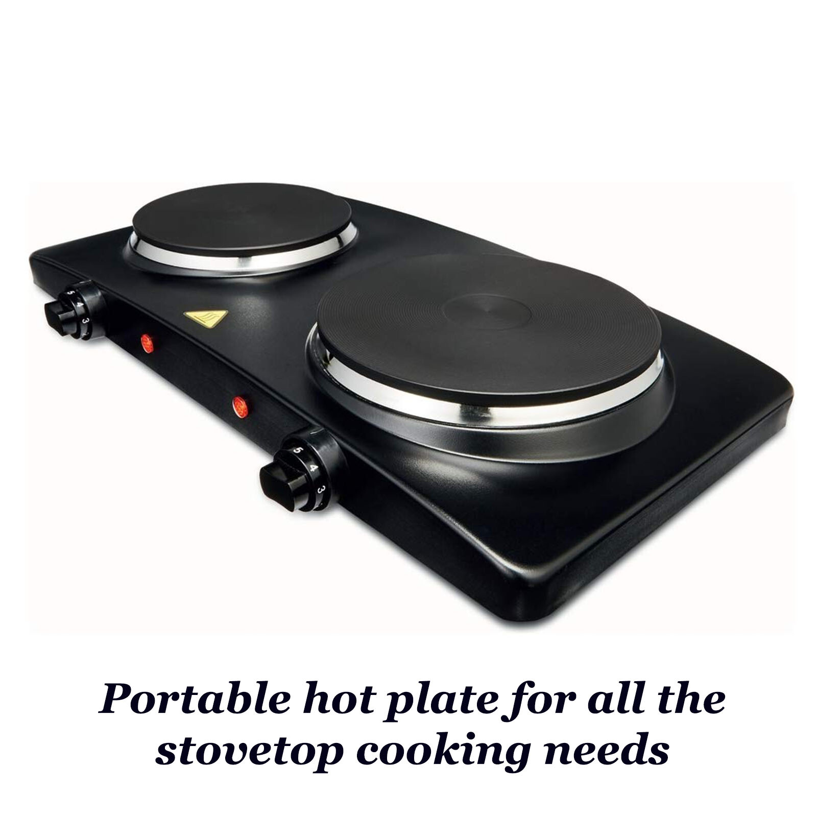 Double Hot Plate Portable Electric Cooktop Cooker Stove Hotplate Dual