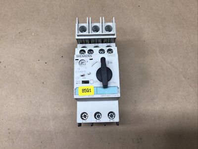 Siemens Sirius 3RV1421-1AA10 Manual Motor Starter w/ 3RV1928-1H #248H88FML