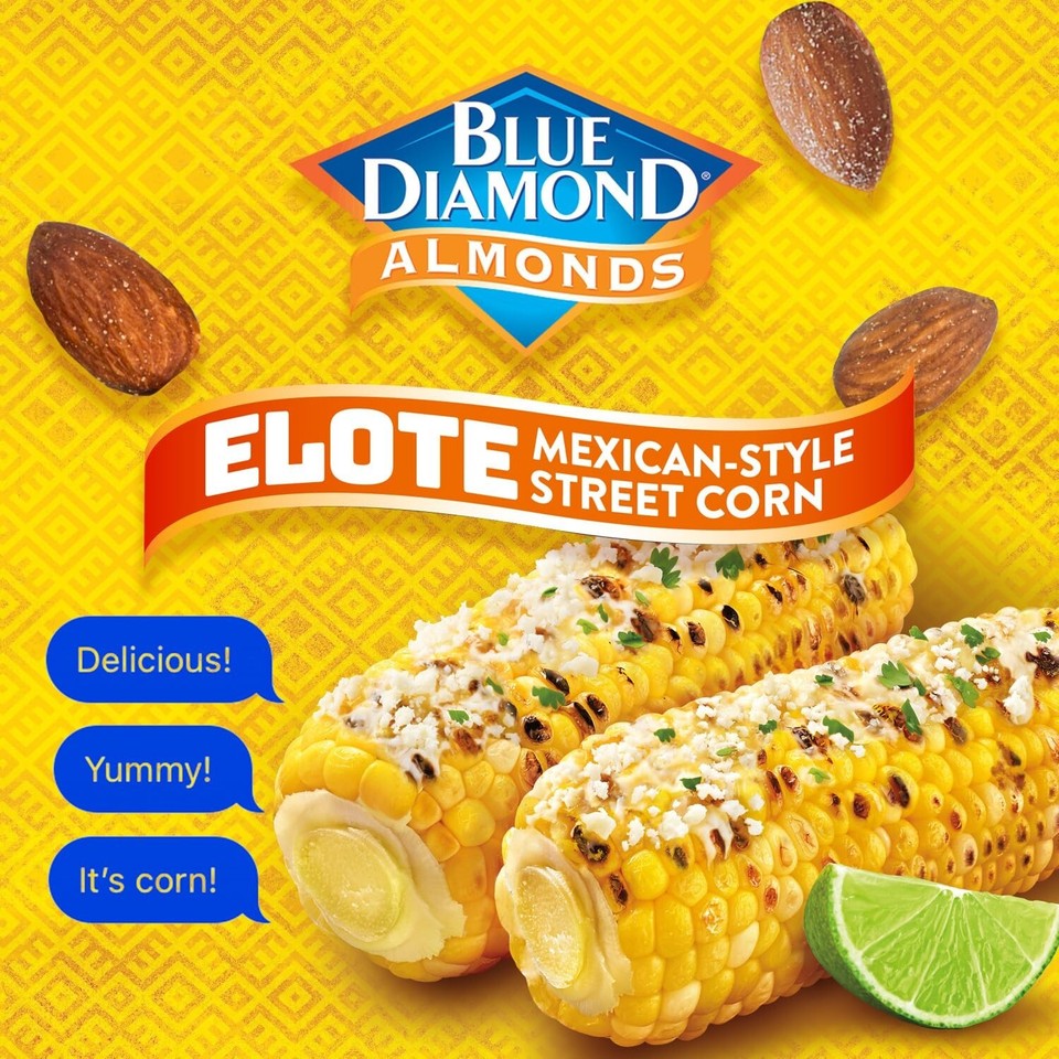 Blue Diamond Almonds Elote Mexican Street Corn Snack Nuts, 6 oz