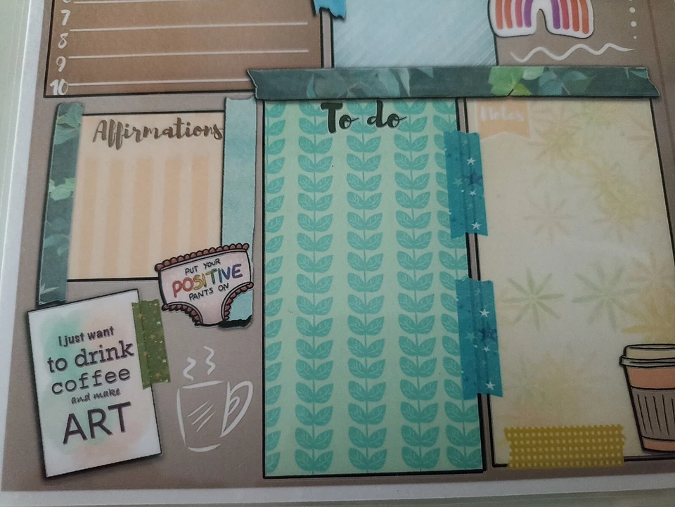 Handmade, A4, Positivity Noticeboard, Chart, reusable, Laminated, wipe clean,  - Image 4 of 4