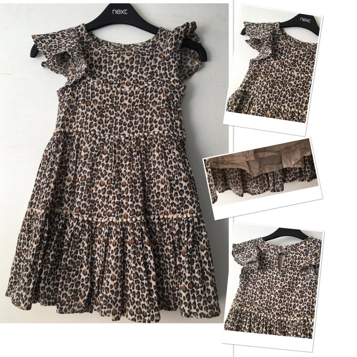 Leopard print holiday clearance dress