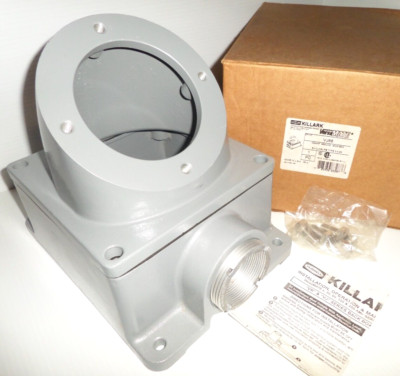  NEW IN BOX  HUBBELL VJ68 200-Amp PIN&SLEEVE ANGLE BACK BOX 200A 2''Npt