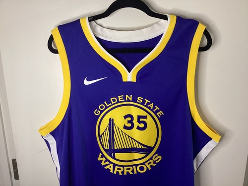 Nike NBA Golden State Warriors Kevin Durant Swingman Jersey Size 56 XXL Dri-Fit - Picture 3 of 12