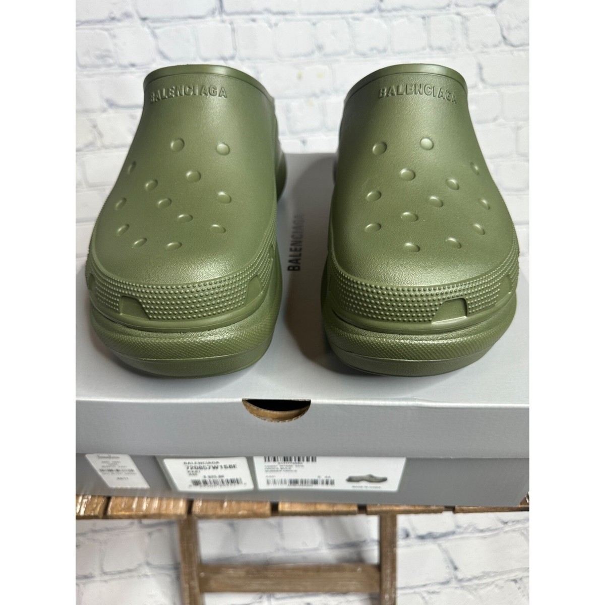 BALENCIAGAクロックス Balenciaga Rubber Crocs Mule | eBay