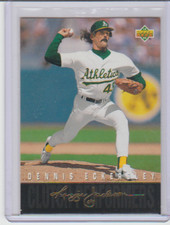 1993 Upper Deck Clutch Performers Insert #R8 Dennis Eckersley Oakland Athletics
