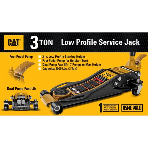 Cat 3 Ton Low Profile Service Jack - 240109 - Picture 8 of 8