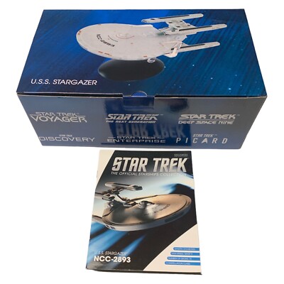 U.S.S. Stargazer NCC-2893 Eaglemoss XL version brand new in box with magazine