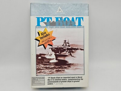 PT Boat Simulator Mac PC 3.5'' Digital Illusions Big Box - Complete, CIB - Read