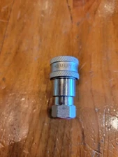 Safeway Hydraulics S25A-2 Hydraulic Quick Connect Hose Coupling, Steel, 1/4" 