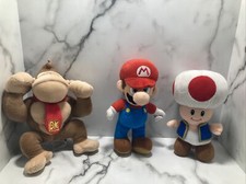2010 2021 Offical Super Mario Plush Nintendo Plush Lot Mario, Toad DK
