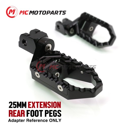 For Honda CBR929RR 2000-2001 1in. Lowering Passenger Rear Wide Touring Foot Pegs - Picture 3 of 9