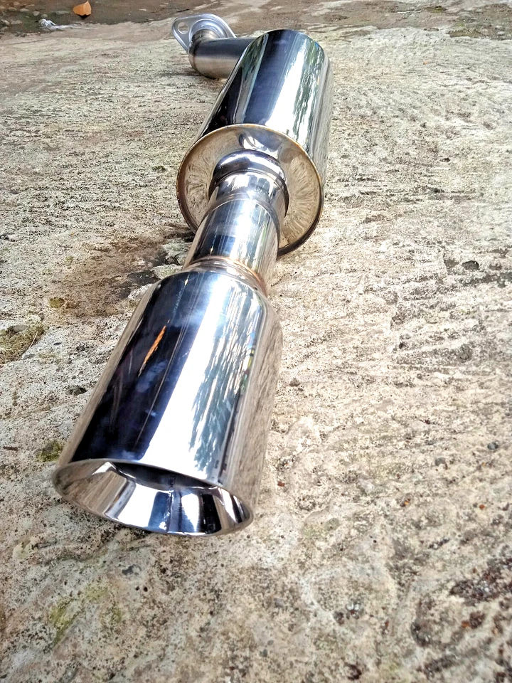 FD AXLE BACK EXHAUST SYSTEM 2 INCH CUSTOM FOR HONDA JAZZ/FIT GD 2004-2008 - Image 4 of 4