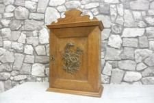 Antiguo gabinete de pared alemán botiquín gabinete colgante alrededor de 1900
