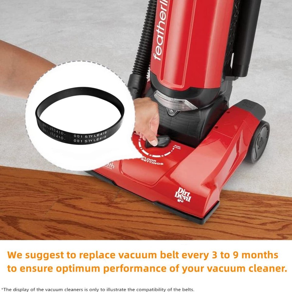 Belts for Dirt Devil (Royal) Upright Vacuum Cleaner Style 5 Power Max