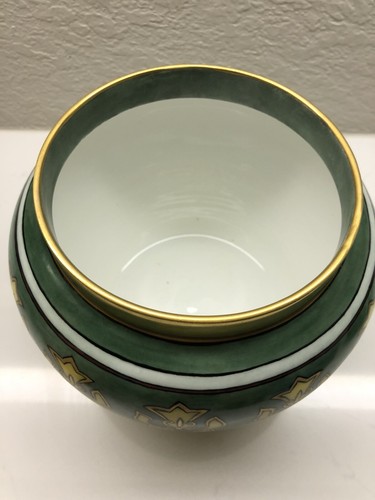 Antiguo tazón pintado de oro Phillip rosenthal co of kronach bavaria Alemania - Imagen 4 de 8