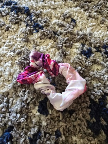Justice leotard dance gymnastics Girls size L 12/14 with scrunchie - Picture 5 of 5