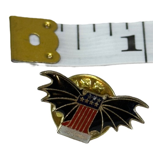 Vintage 1980’s Harley Davidson Wings Logo 1” Enamel Pin Tie Tack Hat Pin