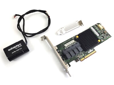 Adaptec 71605 16-port int SATA / SAS RAID Controller 6G PCIe x8 3.0 1GB AFM BBU