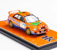 CR Fine 1:64 Orange #1 GC8 WRC Rally Sports Diecast Model Metal Car